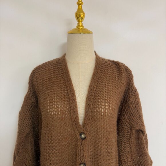 Loewe Anagram mohair and wool-blend cardigan - Picture 6 of 14